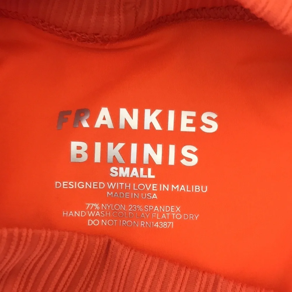 Frankie’s Bikini Nick Plisse Marigold Small bottoms